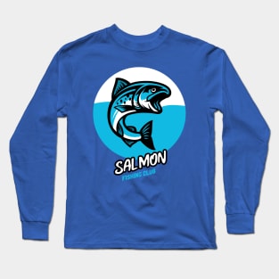 salmon Fishing Long Sleeve T-Shirt